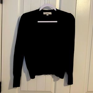 Navy cardigan from Loft- looks super cute and professional!